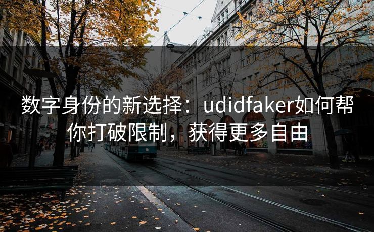 数字身份的新选择：udidfaker如何帮你打破限制，获得更多自由